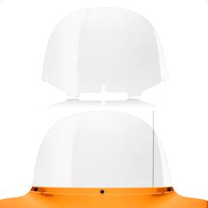 PBYMT 13" Windshield Windscreen 96-13 Compatible for Harley Davidson Touring Street Glide Electra Glide FLHT FLHTCU Ultra Classic Glide FLHX FLHTK Tri Glide 1996-2013, Clear