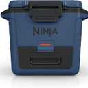 Ninja FB131BL FrostVault 30qt Hard Cooler with Dry Zone, Integrated Fridge-Temp Dry Storage Drawer, Premium Heavy-Duty Insulated Cooler, Keeps Ice for Days, Lakeshore Blue