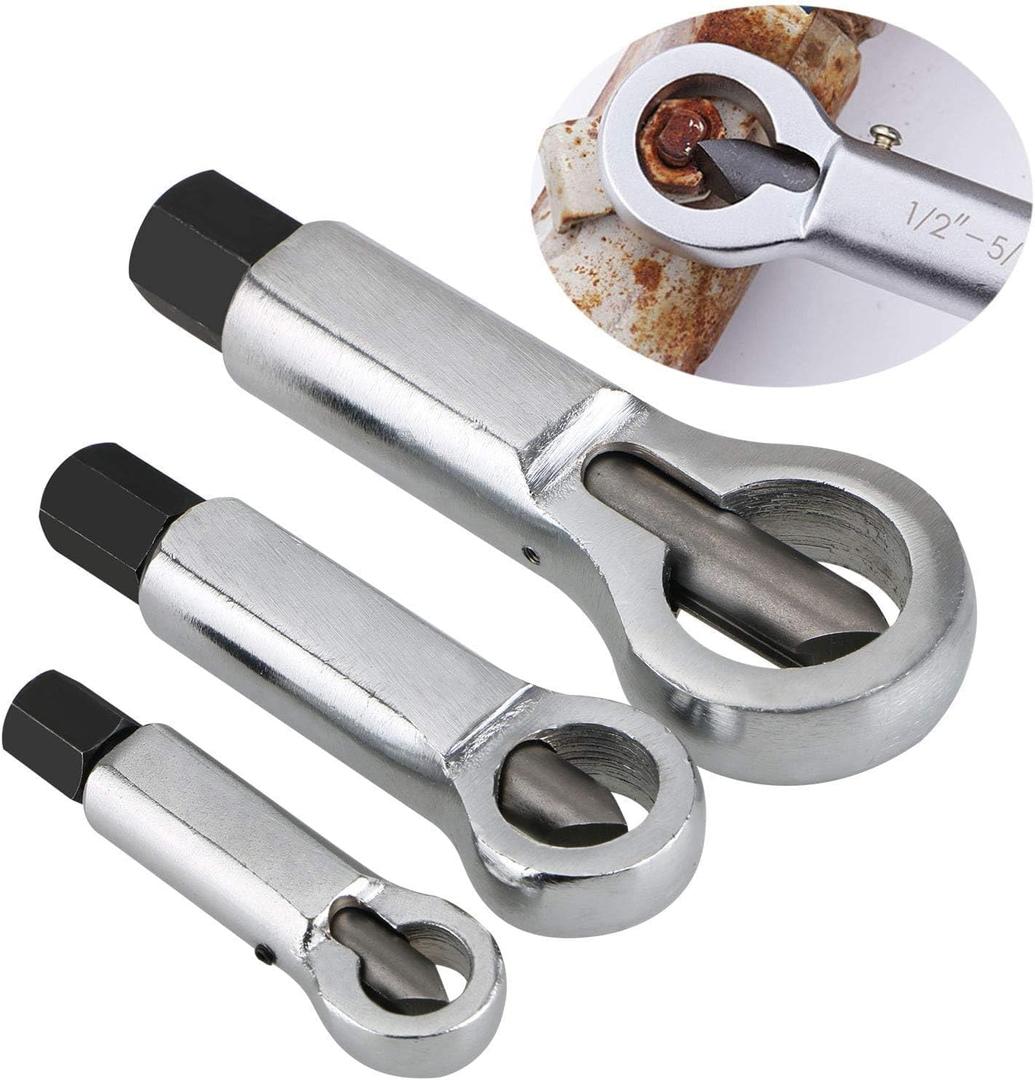 EEEKit Metal Nut Splitter Cracker, Manual Pressure Metal Nut Splitter Breaker Nut Remover Extractor Tool, 9-12mm, 12-16mm, 16-22mm