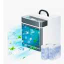 Portable Air Conditioner, Mini Personal Ice Cooling Air Cooler with 2 Ice Blocks, 3 Speeds Small Fan for Room Bedroom Office Home Tent