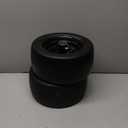 11x6.00-5 Flat Free Tire, Zero Turn Mower Front Tires with 3/4" or 5/8" and 1/2" Bearings, 5.2"- 8.3" Centered Hub, Load 400lbs, 11x6.00-5 Tires for Zero Turn Mower by Cubesprings - 2Pack