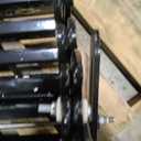 12 Steps Wall-Mounted Folding Stairs for Attic, Attic Ladder Pull Down System with Retractable Handrail& Pull Rod, Anti-Slip Steps, Attic Stairs for Home(Black, Applicable Height 9.6-10ft)