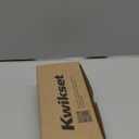 Kwikset Cove Interior Passage Door Knob, Handle For Closet and Hallway Doors, Non-Locking Doorknob, Matte Black (1 Pack)