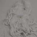 White Wig With Bangs Long Curly Wavy White Wigs for Women 26 Inches Natural Looking Heat Resistant Fiber Wig for Daily Party Use