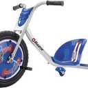 Razor RipRider 360 Caster Trike for Kids Ages 5+ - Lightweight, Rubber Handlebars, Steel Frame, for Riders up to 160 lbs, One Size