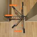 24-29 Inch Small Narrow Baby Gate for Doorways Stairs