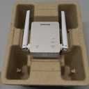 NETGEAR Dual-Band WiFi 5 Range Extender (EX6170)  Coverage up to 1,500 sq. ft., 25 Devices with AC1200 (up to 1200Mbps Speed)  Wireless Signal Repeater - Compact Wall Plug Design  White