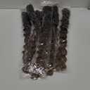 24 Inch 8 Packs Crochet Hair for Women Goddess Locs Crochet Hair Faux Locs with Curly Ends Hair Extension Pre Looped Deep Wave Ombre Brown T30 Color