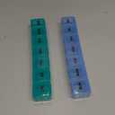 4 Pack Weekly Pill Organizer, 7 Days Pill Case Travel Daily Pill Box Portable Medicine Organizer and Planner with Compartment for Vitamins, Fish Oil, Supplements and Medication 