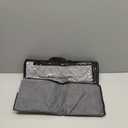 Extra Large Clear Hat Organizer for Travel and Wardrobe, Holds up to 7 Hats, Large Capacity Cowboy Hat Organizer, Oxford Cloth with Carrying Handle, Unisex Hat Box (Gray)