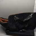 Dog Car Seat for Large Dogs Up to 55 lbs, Pet Booster Seat with Memory Foam, Non-Slip Washable Dog Car Bed with 2 Safety Leashes & Storage Pockets for SUV & Sedan