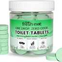 Toilet Deodorizer Tablets  Drop One In and Go  60 Count Citrus Scent  Odor Elimination for Bathroom  Replaces Toilet Spray  Long Lasting  Fresh Bowl Freshener