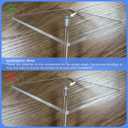 TEKXYZ 15.75 Inch Height Clear Acrylic Balloon Stand for Table Centerpiece Decoration, Set of 4