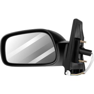 ECCPP Driver Side View Mirror Replacement fit for 2003-2008 For Toyota Corolla Black Power Left Driver Side Mirror Power Adjustment Non-Folding Non-heated 87940-02380, 8794002380