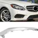 Front Bumper Trim Molding For Mercedes Benz E-Class W212 E250 E350 E400 E500 E550 2014 2015 2016 Right Side Chrome Trim A2128852874 (Right Side)