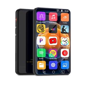 144GB MP3 Player with Bluetooth and WiFi, 4" Full-Color Touch Screen MP4 Music Player with Spotify, Parental Control,YouTube, Amazon Music, Pandora, Android Mainstream Media MP3 Player for Kids, Black