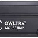 OWLTRA Indoor Electric Mouse Trap, Instant Eliminate Rodent Zapper with Pet Safe Trigger, Black, Small