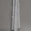 Spring Tension Curtain Rod 30 to 64 Inch, Adjustable Curtain Rods No Drilling Spring Loaded Curtain Rods for Windows Doors Kitchen Closet, White