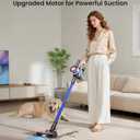 NADALY Cordless Vacuum Cleaner, 550W 45Kpa 65Mins Vacuum Cleaners for Home, Stick Vacuum with LED Display, Anti-Tangle, Self-Standing, 8-in-1 Lightweight Vacuum for Hardwood Floor/Carpet/Pet Hair