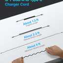 USB C Cable Fast Charging, 2Pack 3ft Coiled USB A to Type C Charge Cord for Car, USB-C Charging Cable Compatible with iPhone 17/16/15/Samsung Galaxy S20 S10 S9 S8 Plus Note 10 and More USB C Devices