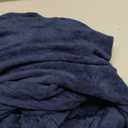 U-NICE HOME Velvet Sofa Covers Stretch Couch Covers for 3 Cushion Couch Furniture Protector Sofa Slipcover (Large, Navy)