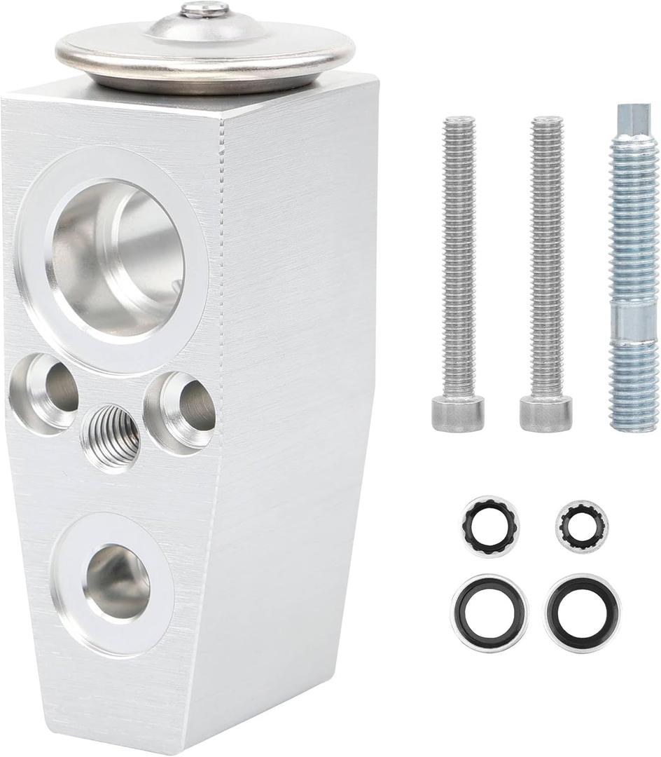 15-51325 A/C Expansion Valve Kit Compatible with Chevy Silverado 1500 2500 3500 HD, Suburban, Tahoe, GMC Sierra 1500 2500 HD,Yukon,Cadillac Escalade with Seals Stud Bolts