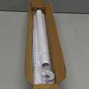 Closet Rod, 17 to 51 Inch 1.3 Inch Diameter Heavy Duty Adjustable Closet Rods for Hanging Clothes Heavy Duty Closet Hanging Rod Matte White Closet Poles for Wardrobes