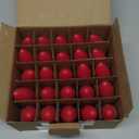 VISTERLITE 25-Pack Ceramic C9 Christmas Light Bulbs, Red LED Light Bulbs Holiday Decoration, Red Christmas Decor for Indoor & Outdoor Use, E17/ C9 Intermediate Base