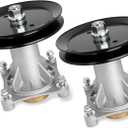187292 Spindle Assembly with 195945 Pulley, Compatible with Hu sqvarna 2246LS YTH20K46 YTH2042 42" 46" 48" 54" Mower Deck, Replace 192870 532187292 532187281 197473 532195945 2 Pack