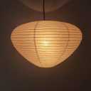 2 PCS Mushroom Paper Lampshade17inch, White Folding Lamp,Interior Trim Lantern,Paper Ceiling Lamp Shade