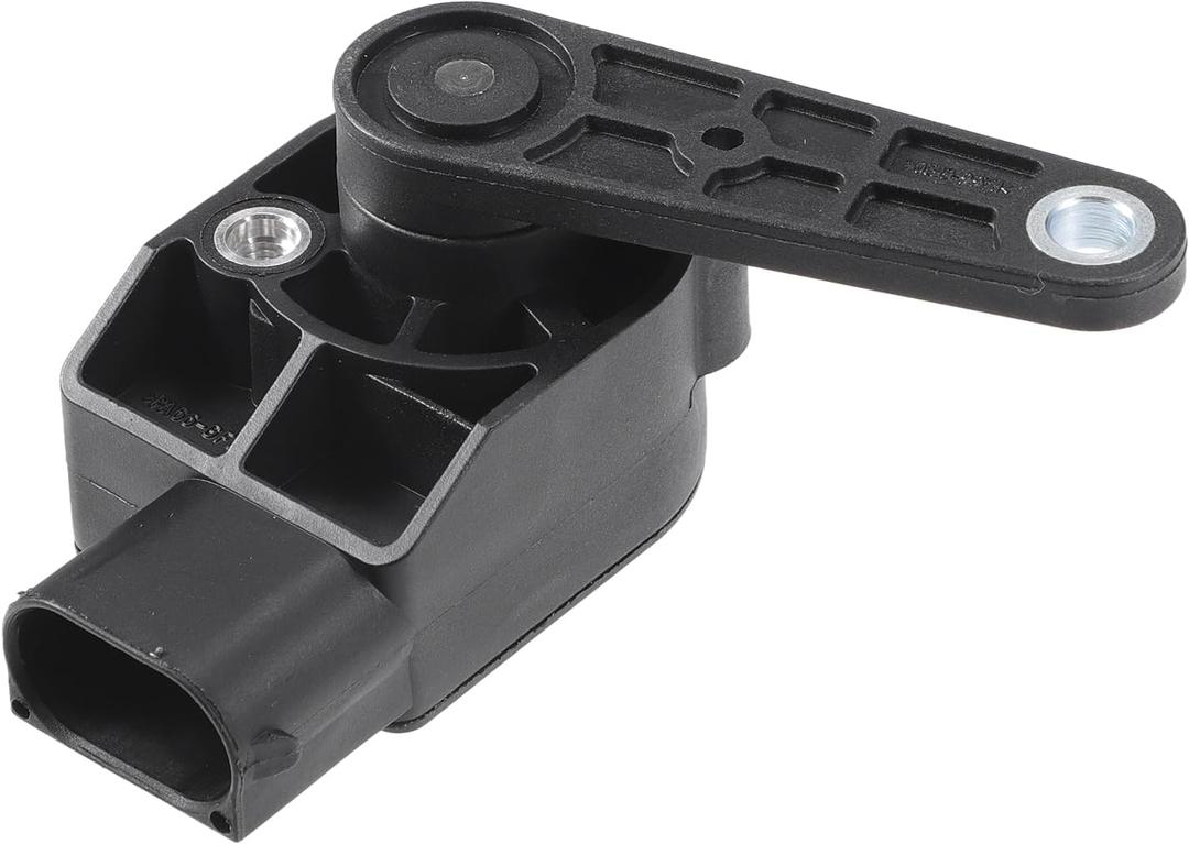No.8E0907503 Suspension Ride Height Level Sensor for Audi Allroad Quattro 2001-2005/ Front Rear Headlight Level Sensor/Durable Metal/ 1 Pcs Black