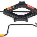 Fasmov Scissor Jack, Heavy Duty Lifting Jack, Lift Wind Up Tools, for/SUV/MPV Tyre Repair Changing Tool, 1.5 Ton (3,000 lb) Capacity, Black