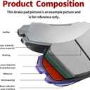 Road Passion Front and Rear Brake Pads Replacement for CAN-AM RT S LTD 3 cyl eng/6 speed/Special Series/calipers 2013-2021/ Spyder F3 S LTD SE6/SM6 Special Series Daytona 500 2015-2021(3 pairs)