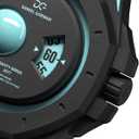 Men's Watch Quartz Gravity Series 2077 - Silicone Strap, Waterproof Orbital Luminous Futuristic Space-Themed Wristwatch