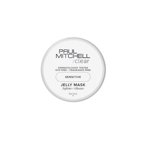 Paul Mitchell Clear Jelly Mask, Fragrance Free Hair Mask, For Sensitive Scalp + Skin, 2 oz