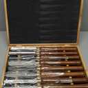 8-Pieces HSS Wood Turning Tools Lathe Chisel Set with Wooden Box