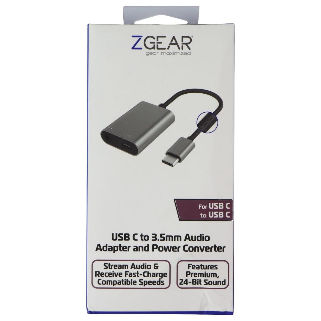 ZGEAR USB C to 3.5 mm Audio Adapter And Power Converter 2 pc