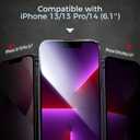 MAGIC JOHN 3rd Gen Upgraded for iPhone 13/13Pro/14/16e Privacy Screen Protector 6.1 Inch,25Anti-Spy Screen,Shockproof Tempered Glass,Auto Dust-Removal,Bubble Free,Easy Installation,2 Pack