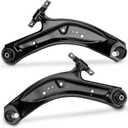 Front Lower Control Arm Set Left & Right w/Ball Joint & Bushing Compatible with Nissan Rogue 2014-2020 2.0L 2.5L Suspension Kit Replace 54501-4BA0A 54500-4BA0A N-188 N-189 K623110 K623111