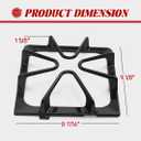 W10447925 Cast Iron Stove Grates Replacement for Whirlpool Stove Parts Gas Burner Grate for Maytag Amana Inglis Kirkland Kenmore Range Cooktop Parts