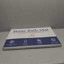 AquaDry Stone Bath Mat - Diatomaceous Stone Shower Mat, Ultra-Absorbent, Non-Slip, Eco-Friendly Large Stone Bath Mat, Diatomaceous Earth Bath Mat Large for Bathroom (Slate)