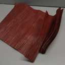 Leetaltree Burgundy Placemats Set of 4 - Heat Resistant Non-Slip Place mats for Dining Table, Washable Durable PVC Vinyl Woven Table MatsBurgundy, 4