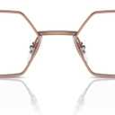 Ray-Ban Rx6528 Yevi Rectangular Prescription Eyewear Frames (Copper/Demo Lens)