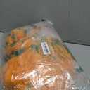 Marubhumi 5 PC 5 Feet Long Strands Artificial Marigold Flowers with Gulchadi Garland for Diwali Decor, Garland for Decoration, Diwali Decorations for Home, Christmas Decor Wedding Decor (Mango)