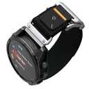 Aulumu C11 for Garmin Watch Band 22MM | Mag Buckle Slim Band | Memory Quick Release | Velvet Nylon Braid | Stainless Steel Magnetic Clasp