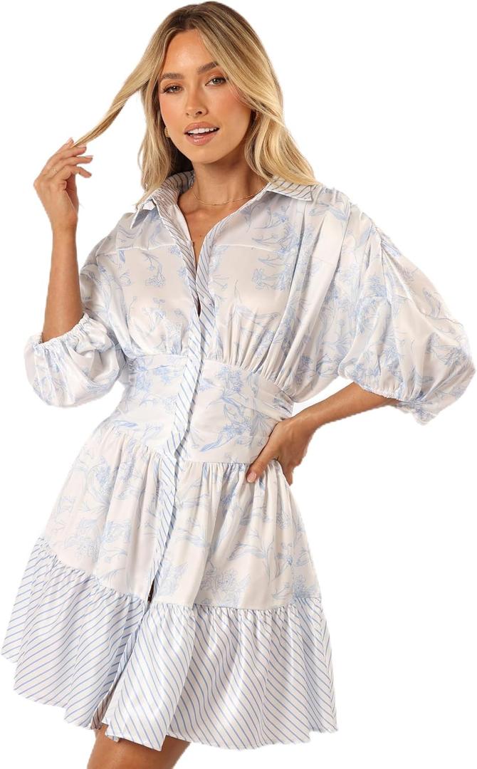 Petal & Pup Women's Leigha Mini Dress, M