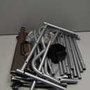 Simple Houseware Heavy Duty 3-Bag Laundry Sorter Rolling Cart, Silver/Assorted  Durable Triple Laundry Hamper with Removable Bags and Lockable Wheels for Laundry Room Organization