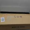 ORANOOR Modern LED Pendant Lights, Dimmable 47in Linear LED Chandelier Lighting, Upgraded Black & Gold Dining Room Hanging Light Fixtures Kitchen Island Globe Pendant Light for Dining Table (4200lm)