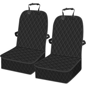 Femuar 2 Packs Car Front Seat Cover for Dogs, Waterproof Pet Car Seat Protector, Nonslip Scratch-Proof Dog Seat Cover for Cars, Trucks & SUVs