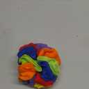 Pet Snuffle Ball, Puzzle Sniffing Interactive Dog Ball for Blind Dogs Training Stress Relief Dog Enrichment Toys Treat Machine Washable (Rainbow Color, 10cm)